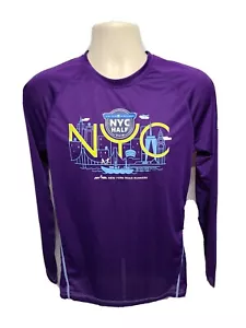 2018 NYRR United Airlines NYC Half Mens Small Purple Long Sleeve Jersey - Picture 1 of 11