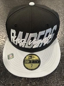 New Era Las Vegas Raiders 7 59FIFTY NFL Draft Fitted Hat NFL22 New - Picture 1 of 6