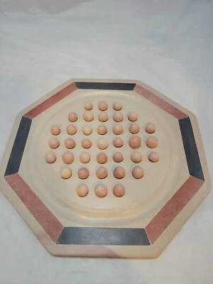 Marble Solitaire Game, Vintage - Image 1 of 4