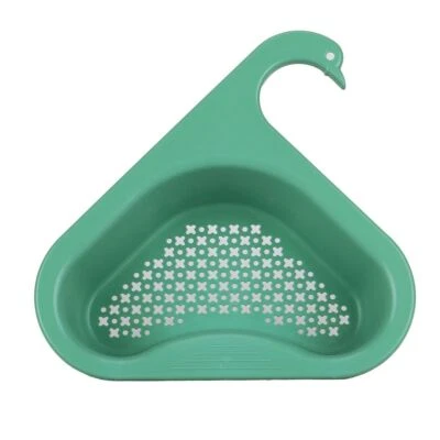 Estante de fregadero de cocina duradero plástico colador cesta filtro drenaje en forma de cisne EE. UU. Foto 1 de 4