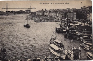 MARSEILLE 13 Le Vieux Port et le Pont Transbordeur CPA non circulée vers 1900-10 - Imagen 1 de 2