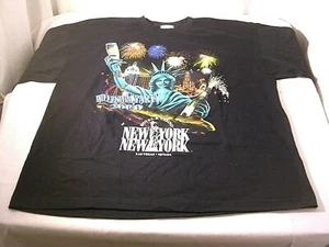 Camiseta MILLENIUM PARTY 2000 NUEVA YORK HOTEL & CASINO Talla XL Gráfica Negra - Imagen 1 de 4