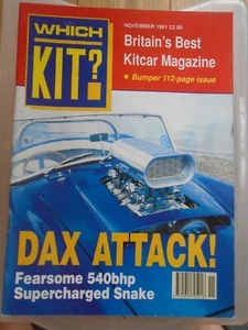 Which Kit? Nov 1991 Dax Snake, Autotune Aristocat - Picture 1 of 1