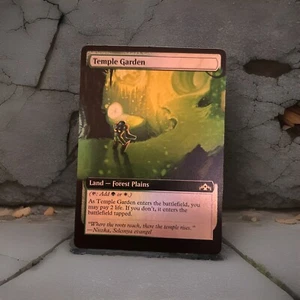 Temple Garden Metroid Samus ShockLand Extended Art Foil Play Test Mtg Cards - Picture 1 of 11