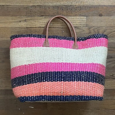 Bujibaja Beach Tote Woven Boho Anthropology With Tag - Imagem 1 de 4