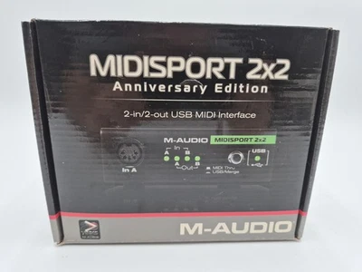 M-AUDIO MIDISPORT 2x2/Midiman Anniversary Edition NEW - Image 1 of 4