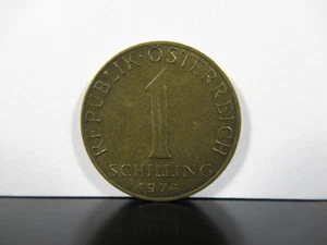 Moneda Austria 1 chelín 1974 A0706 - Imagen 1 de 2