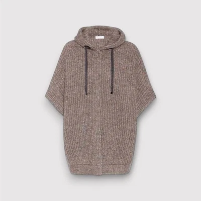 Brunello Cucinelli Women's Cardigan Vest Poncho Monili Sweater Knit size XS - Image 1 of 4