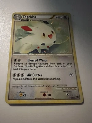 Pokémon TCG Togekiss HS-Undaunted 9/90 Holo Rare - Image 1 of 4
