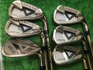PRGR iD nabla RED Irons #5-9,Pw(6Clubs)/iD nabla RED/Flex:Regular/ Iron set - Picture 1 of 6