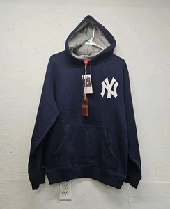 Mitchell & Ness | NY Yankess Small Fleece Hoodie | Derek Jeter Stats On Back NWT - Picture 1 of 10