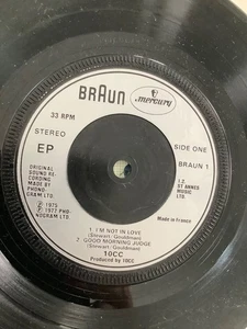 10 CC. I’m not in love. Good morning Judge  I’m Mandy fly me.  E.P.   7” vinyl. - Picture 1 of 2
