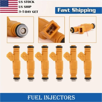 JUEGO DE 6 INYECTORES DE COMBUSTIBLE PARA JEEP GRAND CHEROKEE WRANGLER 1987-1998 4,0 L FJ78 Foto 1 de 4