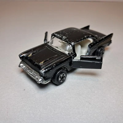 Vintage Zylmex 1957 Chevy Hard Top, Black, Doors Open - Image 1 of 4