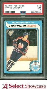1979 O-PEE-CHEE #18 WAYNE GRETZKY RC OILERS HOF PSA 7 - Picture 1 of 4