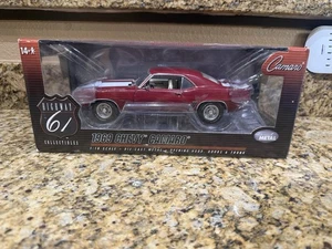 Chevy Camaro Z/28 RS 1969 escala 1:18 granate rojo autopista 61 color muy raro - Imagen 1 de 6