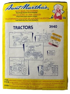NEW AUNT MARTHA'S HOT IRON TRANSFER 3940 *TRACTORS* - Picture 1 of 2