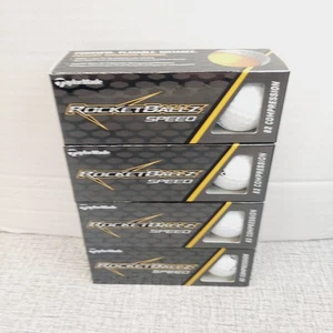 TaylorMade RocketBallz Speed Golf Balls - 1 Dozen/12 Balls - 82 Compression New - Picture 1 of 3