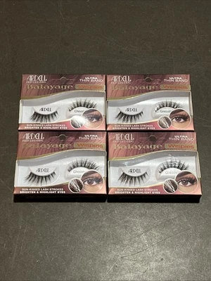 4PK Ardell Professional Chocolate Balayage Wispies Sun Kissed Lash ~ #36720 ~NEW - Image 1 of 2