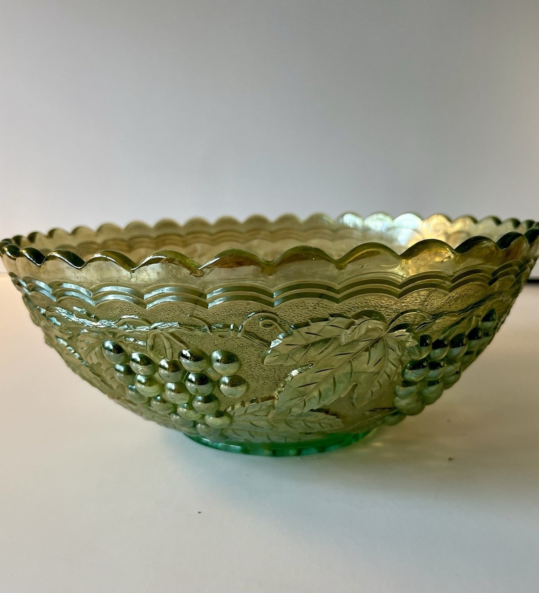 Glass Green Collectible Bowls for sale | eBay