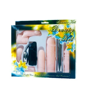 Vibratore dildo sex toy kit ring vibrante fallo anale vaginale set regalo intimo - Foto 1 di 5