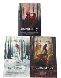 3x Unearthly Trilogy Books 1-3 Bundle by Cynthia Hand (Paperbacks) Book Set - Foto 1 di 5