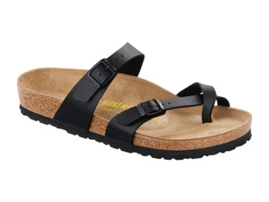 Birkenstock -MAYARI - Black Birko-Flor - Regular - - Picture 1 of 2