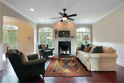 Alfombra de lana tradicional rectangular Nourison India House 42x66 en multicolor Foto 1 de 3