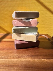 Set De Jabones de Arcillas 100% Naturales 5 Barras De 100 Gr - Picture 1 of 4