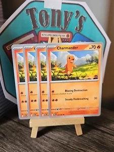 Pokemon TCG: Paldean Fates - Holograma inverso - 007/091 - Charmander - Imagen 1 de 10