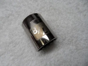 Craftsman 1/2" Drive Standard SAE Socket, 7/8" laser 12 pt USA G2D - PN 34654 - Picture 1 of 6