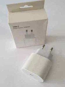 Chargeur Prise USB-C+ Adaptateur 20W Rapide Pour iPhone 13/12/11/XR/Xs/Max/8/7 - Photo 1 sur 3