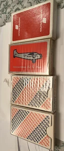 4 Vintage Playing Cards Decks American & United Airlines 3 Open 1 Sealed As Is - Picture 1 of 7