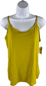 NEW Coldwater Creek Women’s Yellow Basic Cami Tank Top - M - Picture 1 of 3