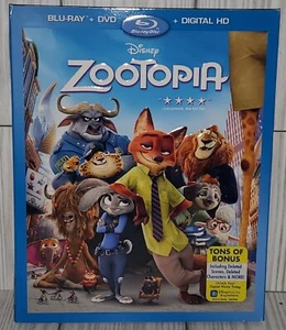Zootopia (Blu-ray and DVD, 2016) Ginnifer Goodwin Jason Bateman Idris Elba - Foto 1 di 4