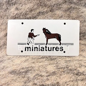 Miniature Horse License Plate Cover - Picture 1 of 1