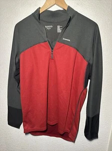 Para hombres Simms Pesca Pull Over Mediano - Grande Bloqueo de Color Pesca Manga Larga - Imagen 1 de 5