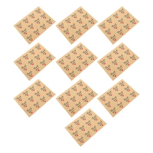 10 Sheets Danke Aufkleber Selbstklebende Backaufkleber Siegelaufkleber Vorlegen - Bild 1 von 12