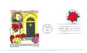 5311 Global Forever Poinsettia Panda Cachets, FDC - Imagen 1 de 1