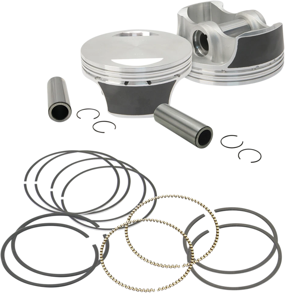 Pistones forjados S & S Cycle 97" Big Bore para 99-06 HD Big Twins 3,927" diámetro estándar Foto 1 de 1
