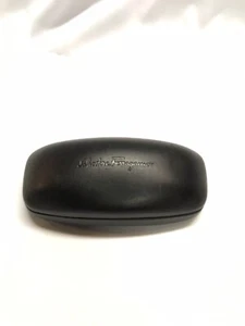 Salvatore Ferragamo Glasses Case Black Solid - Picture 1 of 6