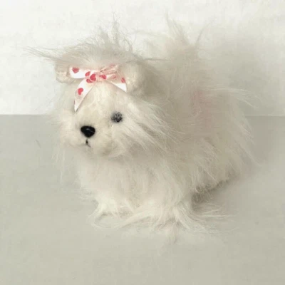 Ganz Webkinz Lil' Kinz Plush Yorkie HS070 White Stuffed Toy Animal No Code - Image 1 of 4