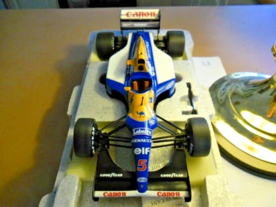 🚀EXOTO 1:18 1992 WILLIAMS RENAUALT FW14B NIGEL MANSELL WC🏆MIRROR MISSING N cmc - Image 1 of 4