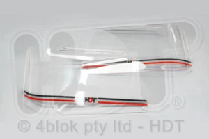 HDT VB VC Headlight Covers Holden Commodore Black Genuine 40157B-CBLA / PAHDTBC2 - Bild 1 von 3