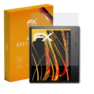 2x Screen Protection Film for Amazon Kindle Oasis Model 2019 matt&shockproof - Image 1 of 4