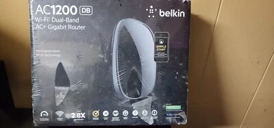 Router Belkin AC1200 DB Wi-Fi Doble Banda AC+ Gigabit Restablecido de Fábrica Foto 1 de 3