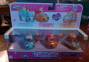 2018 SHOPKINS CUTIE CARS #QT2-35-36-37 - BREAKFAST BEEPS COLLECTION 3 PACK - Picture 1 of 2