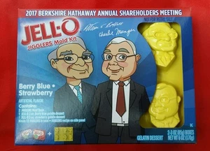 Warren Buffett Jell-O Mold Berkshire Hathaway Exclusive 2017 Omaha Rare Charlie - Picture 1 of 4