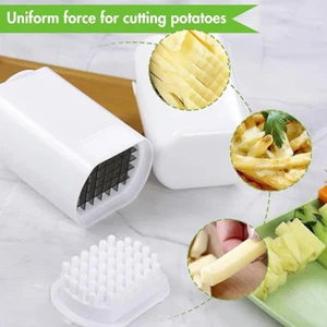Potato Chopper Chipper Vegetable Cutter French Fries Maker Slicer KitchenTool - Picture 1 of 13
