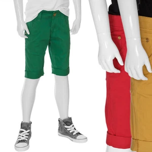 Räumungsverkauf Jungen Shorts Bermuda Kinder 3/4 kurze Hose Short Freizeit  Neu - Bild 1 von 5